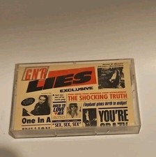 Guns n' Roses G n' R Lies Cassette 1988 Geffen Records Tested Read