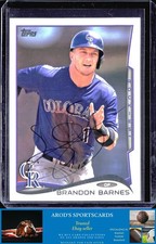 2014 Topps Update *Brandon Barnes **Card #US-286** AUTO (RC)