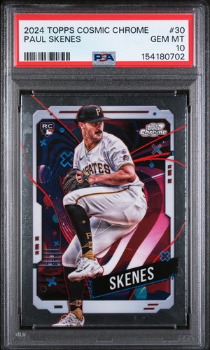 Paul Skenes #30 2024 Topps Cosmic Chrome card