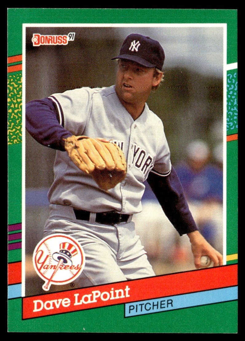1991 Donruss Dave LaPoint New York Yankees #481