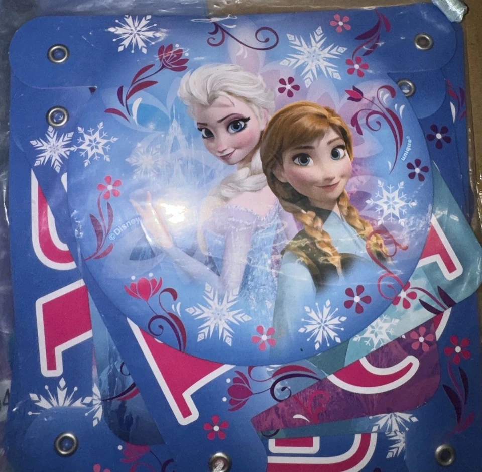 Frozen Party Supplies Disney Birthday Party Supplies bags banner Table Cover - Image 2 of 4