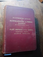 Illustrierter Katalog der Baumwollspinnerei- und Webereimaschinen. Ein kurzer R