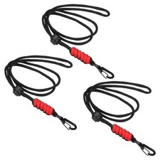 Lanyard Neck, 3pcs Adjustable Long Strap Lanyard Badge, Red