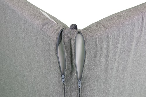CUSCINO LETTINO PRENDISOLE CUSCINI PER ESTERNO CM 110+73 L 57 SP 6 GRIGIO - Foto 2 di 3