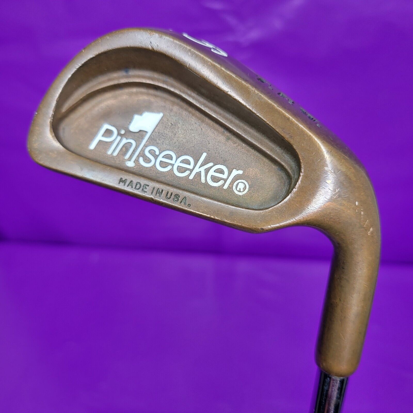 Pinseeker TPW Men's RH Copper golf club 6 iron made in USA Pin Seeker  | eBay