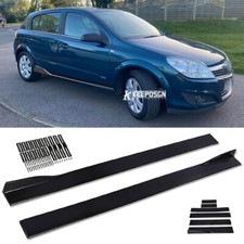 78.7" Side Skirt Extension Rocker Panel Splitter Lip For Vauxhall Astra Insignia