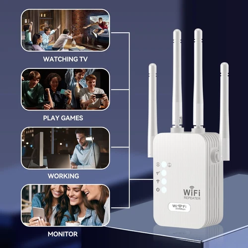 WiFi Range Extender Internet Booster Network Router Wireless Signal Repeater USA - Picture 8 of 9