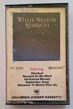 WILLIE NELSON STARDUST CASSETTE TAPE PLAY TESTED 