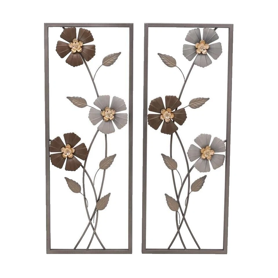 Metal Floral Home Décor Plaques & Signs