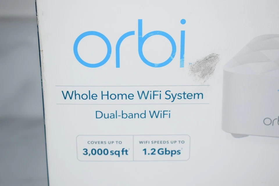 Netgear Orbi Mesh Wi-Fi Router System 2-Pack 3000 SF 1.2Gbps RBK12-100NAS NEW - Image 3 of 4