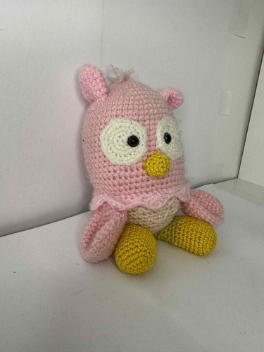 EULE, gehäkelt, selbstgemacht, Häkeltier, Deko, Amigurumi, handmade PINK - Bild 3 von 3