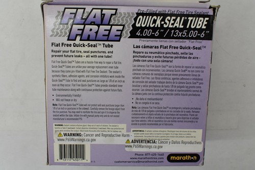 Marathon 45011 Ersatz Flachfrei Schnelldichtschlauch 4,00-6 Zoll/13 x 5,00-6 Zoll - Bild 4 von 7