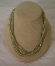 Designer Bridal Wedding Jewelry Necklace Swarovski Crystals Beads Rose Gold Tone