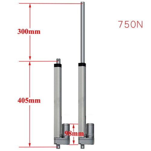 Motore Attuatore Lineare DC 12V/24V 750N Corsa 50mm- 500mm per Tecnica Medica - Foto 13 di 33