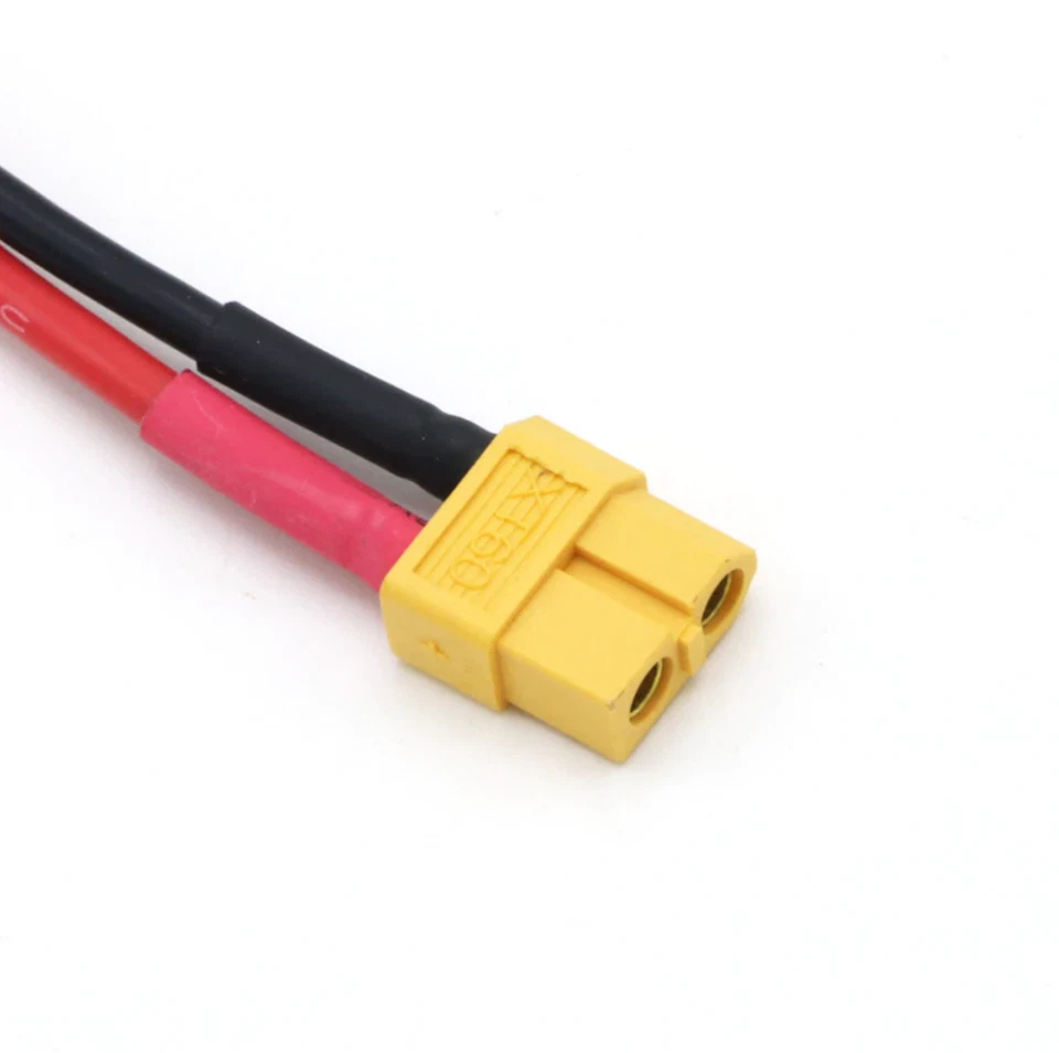 1 adaptador XT60 hembra hembra a 4mm 4.0mm macho oro macho lipo cable de batería - Imagen 2 de 4