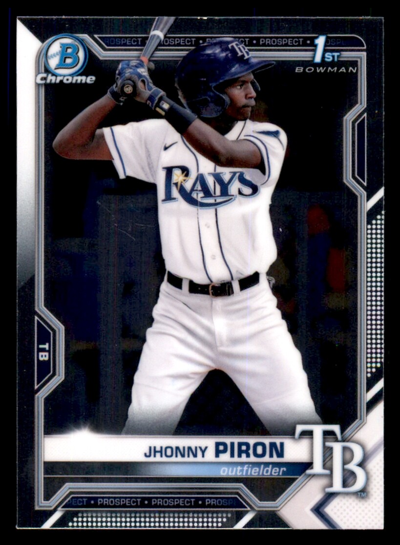 2021 Bowman Chrome Prospects Jhonny Piron #BCP-239 Rookie RC Baseball Card