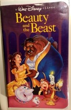 Rare Disney Classic Beauty and the Beast 1992 VHS #1325 Black Diamond Edition 