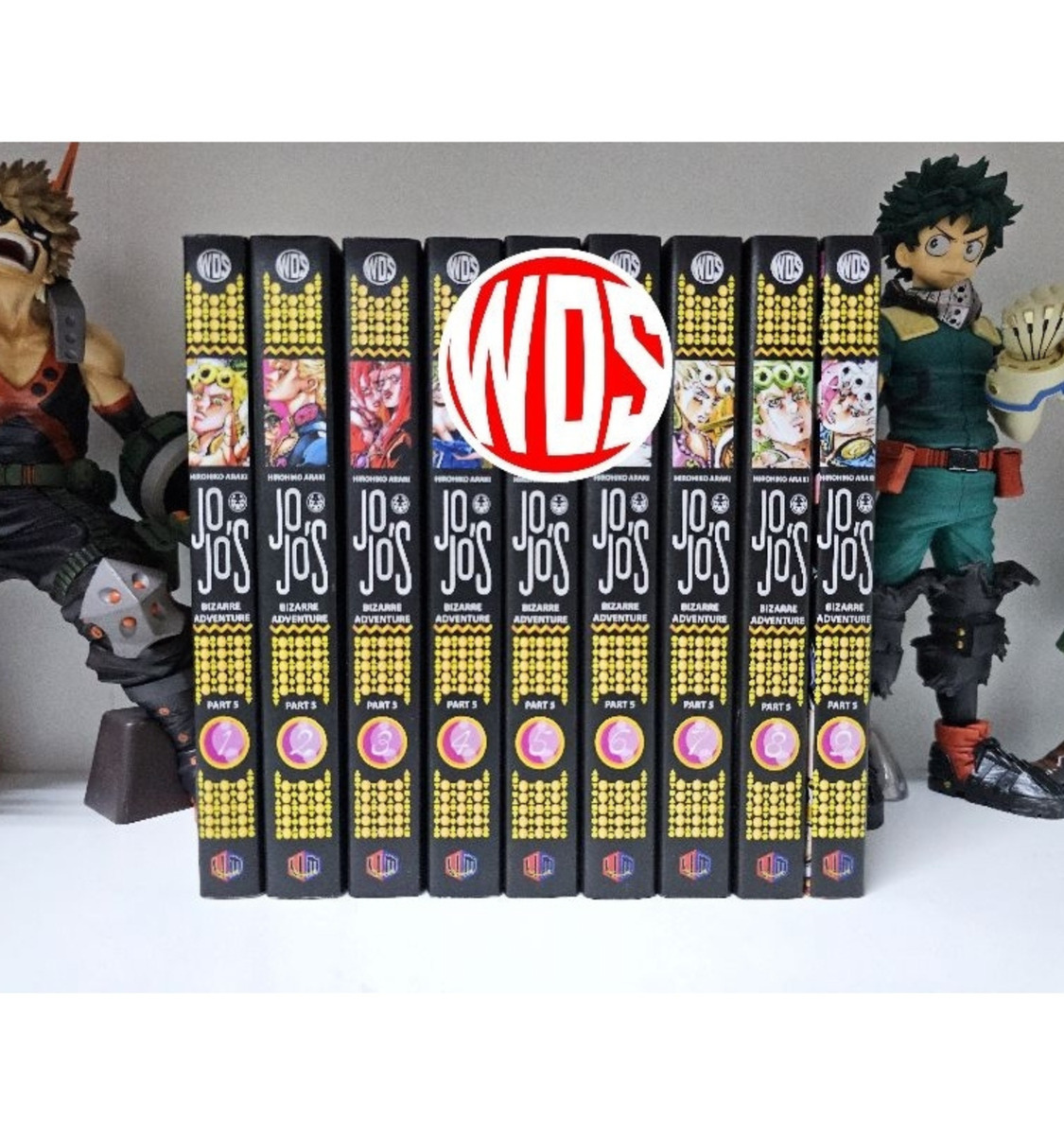 JoJo's Bizarre Adventure Comic Manga 30-39 Volumes Part 5 Set W/Bonus Post  Card