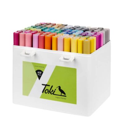 Toki Marker 108er Set Graffiti Handlettering Sketch TwinMarker Alkoholbasierend