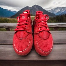 Nike Air Huarache Run GS Youths 7Y Running Shoes Triple Red