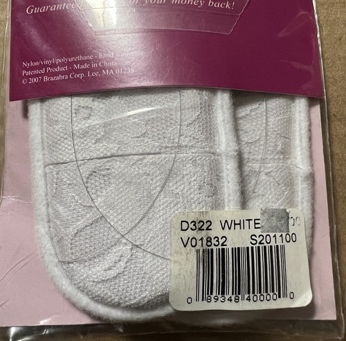 Braza Women's CUSH-EEZ White Shoulder Cushions Bra Strap Pads for Comfort NOS - Picture 3 of 18