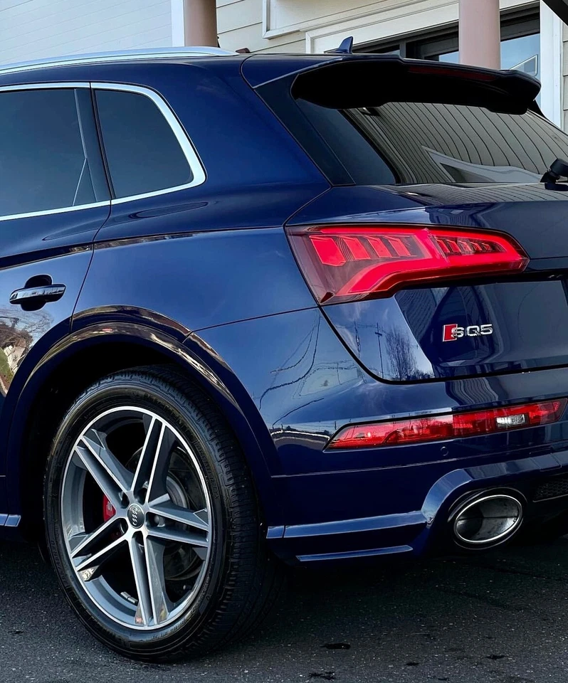 Juego de difusor de parachoques trasero BKM RS Style RSQ5 para Audi SQ5 S-Line 2018+ B9 Foto 4 de 4