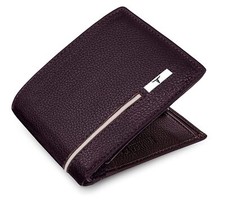 Brand New Authentic Urban Forest Rfid Genuine Brown Sand Leather Wallet For Men