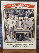 Freedom of Information Act #NF-9 2023 Topps Heritage News Flashbacks