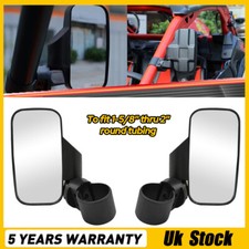 For Kawasaki Mule 3000 3010 4000 4010 UTV Rear View Wide Center Side Mirrors 2x