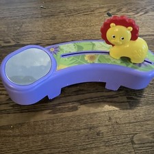 Fisher Price ANIMAL ACTIVITY Jumperoo Replacement Part Lion Mirror Slide Toy