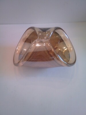 Vintage Murano Style Art Glass Basket/Bowl By Linea Asturi
