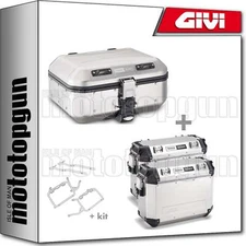 GIVI DOLOMITE TRUNK DLM30A + OUTBACK SUITCASES OBKN37A HONDA NC 750 X 2019 19