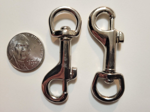2" Snap Swivel Zinkdruckguss SWL 30 (5 Stück) Handtasche Handgepäck Ersatz Clips - Bild 1 von 6