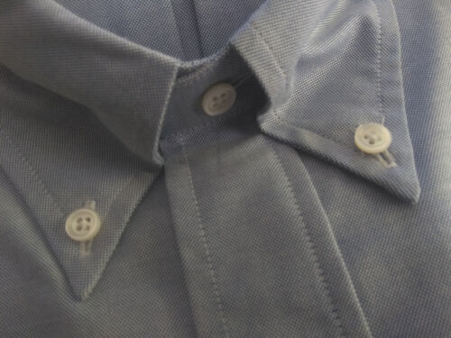 NWOT Brooks Brothers Blue Supima Cotton Button Down 15.5-34 Milano MSRP$140 - 第 2/7 張圖片