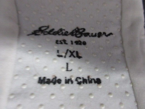 Eddie Bauer Cable Knit Slipper Ivory Socks w Poms, Size Large, X Lg, NWT - Picture 4 of 6
