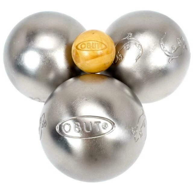 Boules De Pétanque OBUT ATC 715 – 73mm / 718g – Avec Pochette Vintage (Occasion)