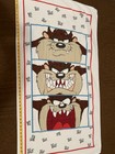 Rare Vintage Looney Tunes Tazmanian Devil Towel 3 Stages of Anger Warner Bros — photo 1