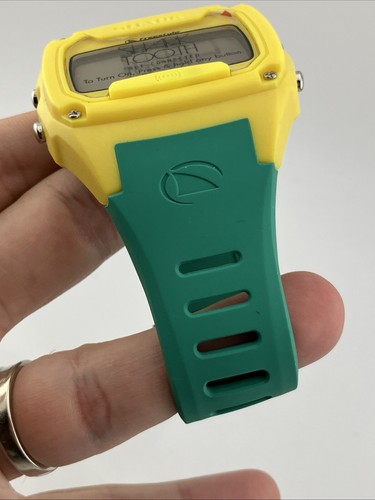 Freestyle SharkTooth Mens 49mm Watch Neon Green Yellow Wavetrak G0687B - RUNS - Picture 10 of 20