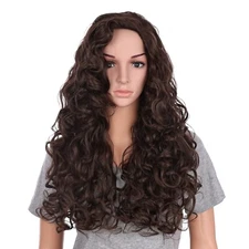 OneDor Long Hair Curly Full Head Halloween Wigs Cosplay Costume Party (R4/R6) 
