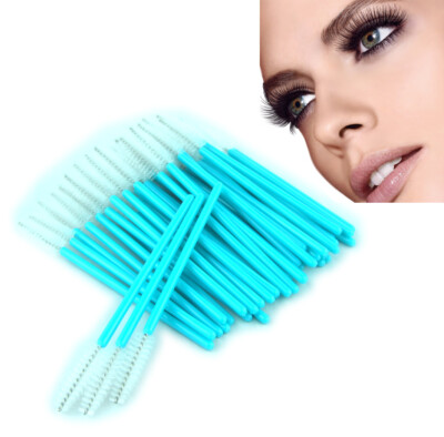 Einweg Himmelblau Mascara Stäbe Reise Pinsel Wimpernverlängerung Applikator