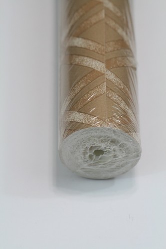 York Wallpaper Double Roll Matte Gold White Diamond Lattice Elegant Contemporary - Picture 5 of 7