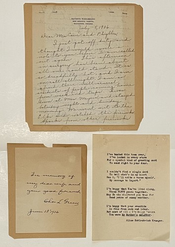 1930’s Todesanzeige Briefe, Telegramme, Foto, Trauerblumen, Ausschnitte - Bild 12 von 12