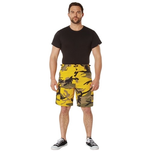 Rothco farbige tarnfarbene BDU-Shorts - Herren Stinger gelb Militärmode Shorts - Bild 4 von 6