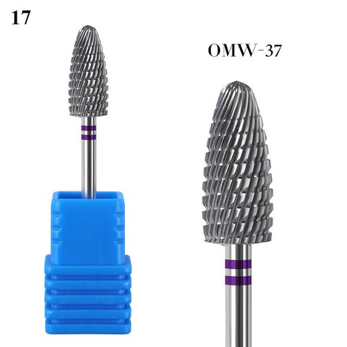 Carbide Manicure Nail Art Cuticle Clean Nail Drill Bits Head Milling Cutters - Picture 48 of 52