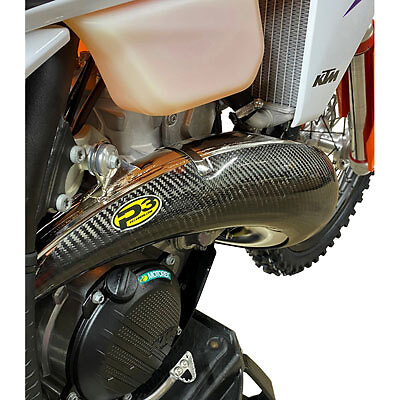 P3 Carbon MAXCoverage Pipe Guard Stock Fits KTM HUSQVARNA GAS GAS 250 300 101081