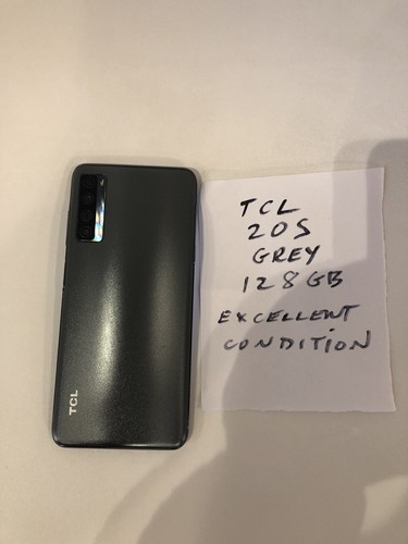 Smartphone TCL20S, 128 Go, débloqué, excellent état, gris, LIRE. - Photo 2 sur 2