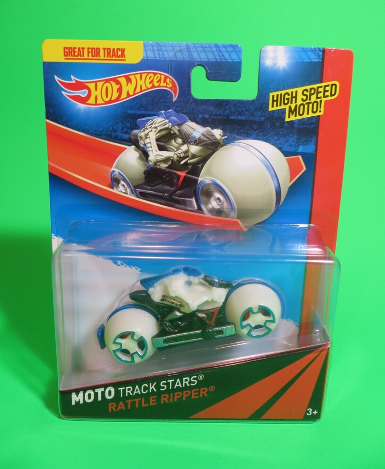 2013 Hot Wheels Moto Track Stars, Rattle Ripper Rarest Moto eBay