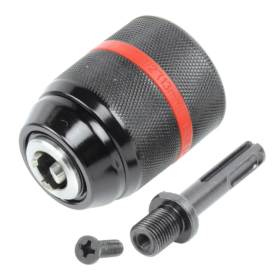 Schnellspannfutter SDS-PLUS Bohrkopf 13 mm Bohrfutter Schnellwechsel Futter 1/2" - Bild 4 von 4