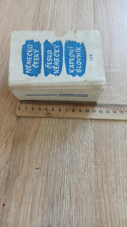 Vintage, dictionnaire tchèque-allemand. Tchécoslovaquie 1962 - Photo 4/4