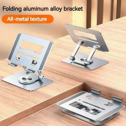 Laptopständer Aluminiumlegierung Drehbare Halterung - 360 ° Drehung Neu - Photo 8/15